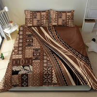 Pasifika Women's Day - Samoa Siapo Malu Tattoo Inspired Bedding Set Brown