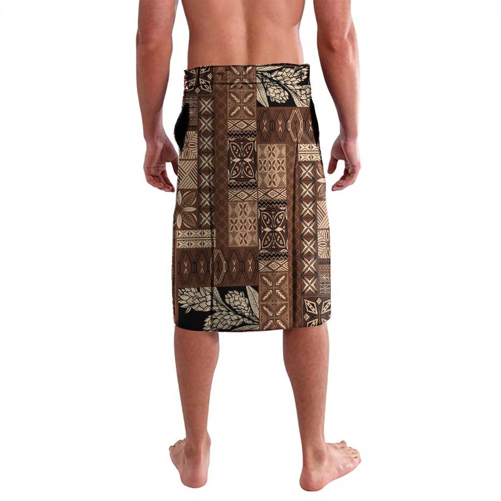 Pasifika Women's Day - Samoa Siapo Malu Tattoo Inspired Lavalava Brown