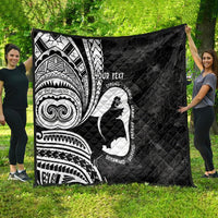 Mother's Day Quilt Polynesia Vintage Hibiscus - Black LT7 - Polynesian Pride