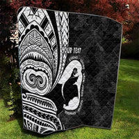Mother's Day Quilt Polynesia Vintage Hibiscus - Black LT7 - Polynesian Pride
