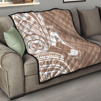 Mother's Day Quilt Polynesia Vintage Hibiscus - Brown LT7 - Polynesian Pride