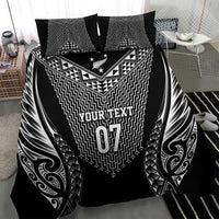 2025 Rugby Championship New Zealand Custom Bedding Set Poutama Motifs LT7 - Polynesian Pride