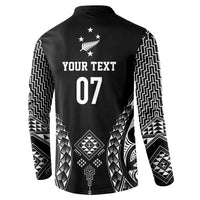 2025 Rugby Championship New Zealand Custom Button Sweatshirt Poutama Motifs LT7 - Polynesian Pride