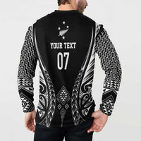 2025 Rugby Championship New Zealand Custom Button Sweatshirt Poutama Motifs LT7 - Polynesian Pride