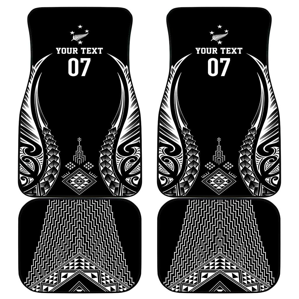2025 Rugby Championship New Zealand Custom Car Mats Poutama Motifs LT7 - Polynesian Pride