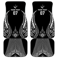 2025 Rugby Championship New Zealand Custom Car Mats Poutama Motifs LT7 - Polynesian Pride