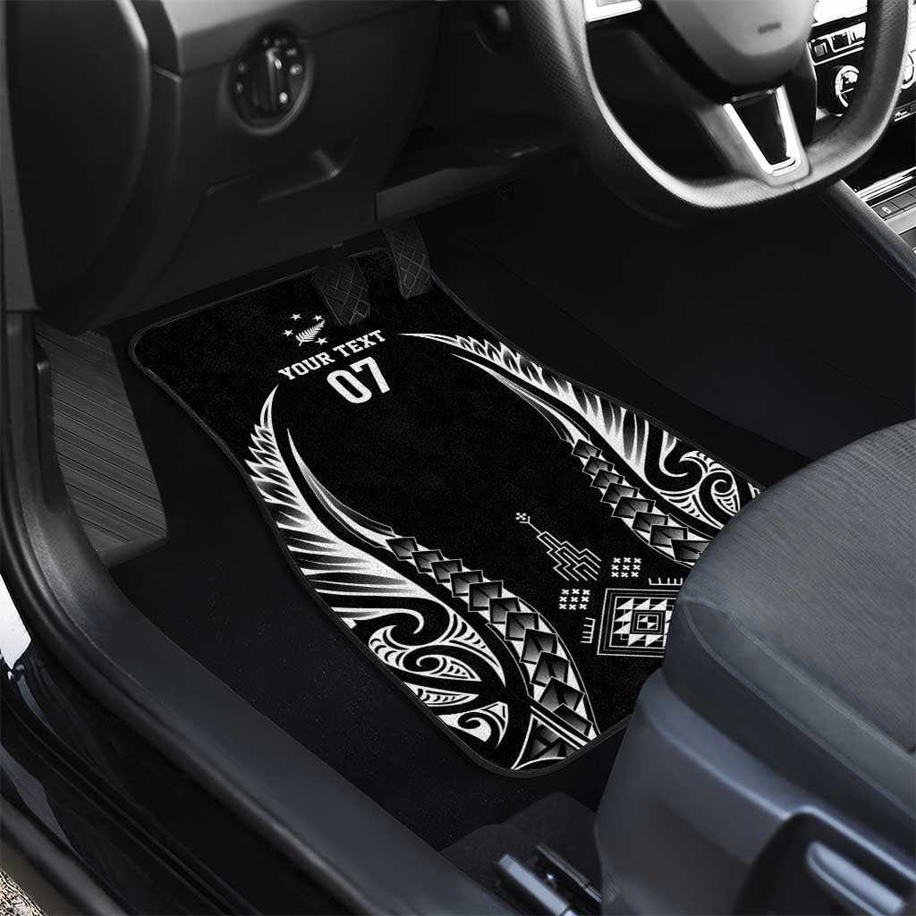 2025 Rugby Championship New Zealand Custom Car Mats Poutama Motifs LT7 - Polynesian Pride
