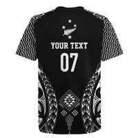 2025 Rugby Championship New Zealand Custom Rugby Jersey Poutama Motifs - Polynesian Pride