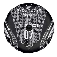 2025 Rugby Championship New Zealand Custom Spare Tire Cover Poutama Motifs - Polynesian Pride