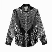 2025 Rugby Championship New Zealand Custom Women Casual Shirt Poutama Motifs LT7 - Polynesian Pride