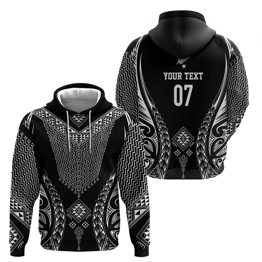 2025 Rugby Championship New Zealand Custom Zip Hoodie Poutama Motifs LT7 - Polynesian Pride
