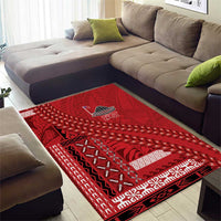 Samoa FAST Siapo Area Rug Tatau-Ulafala Vines LT7 - Polynesian Pride