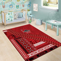 Samoa FAST Siapo Area Rug Tatau-Ulafala Vines LT7 - Polynesian Pride