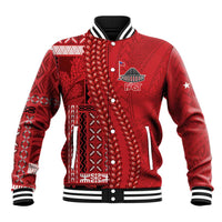 Samoa FAST Siapo Baseball Jacket Tatau-Ulafala Vines - Polynesian Pride