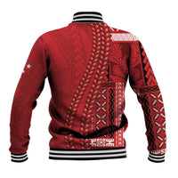 Samoa FAST Siapo Baseball Jacket Tatau-Ulafala Vines - Polynesian Pride