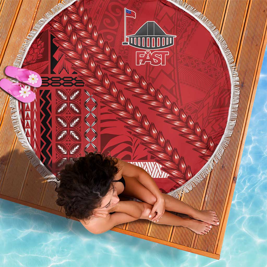 Samoa FAST Siapo Beach Blanket Tatau-Ulafala Vines - Polynesian Pride