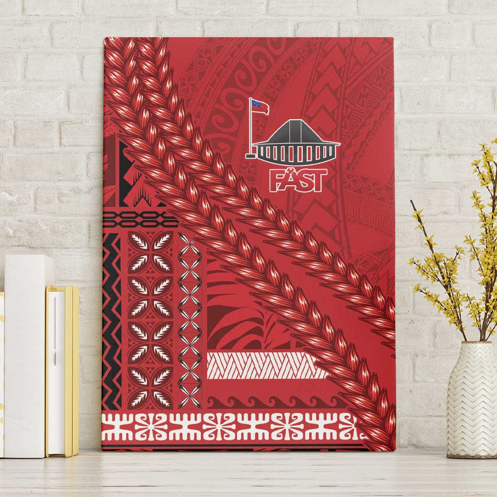 Samoa FAST Siapo Canvas Wall Art Tatau-Ulafala Vines - Polynesian Pride