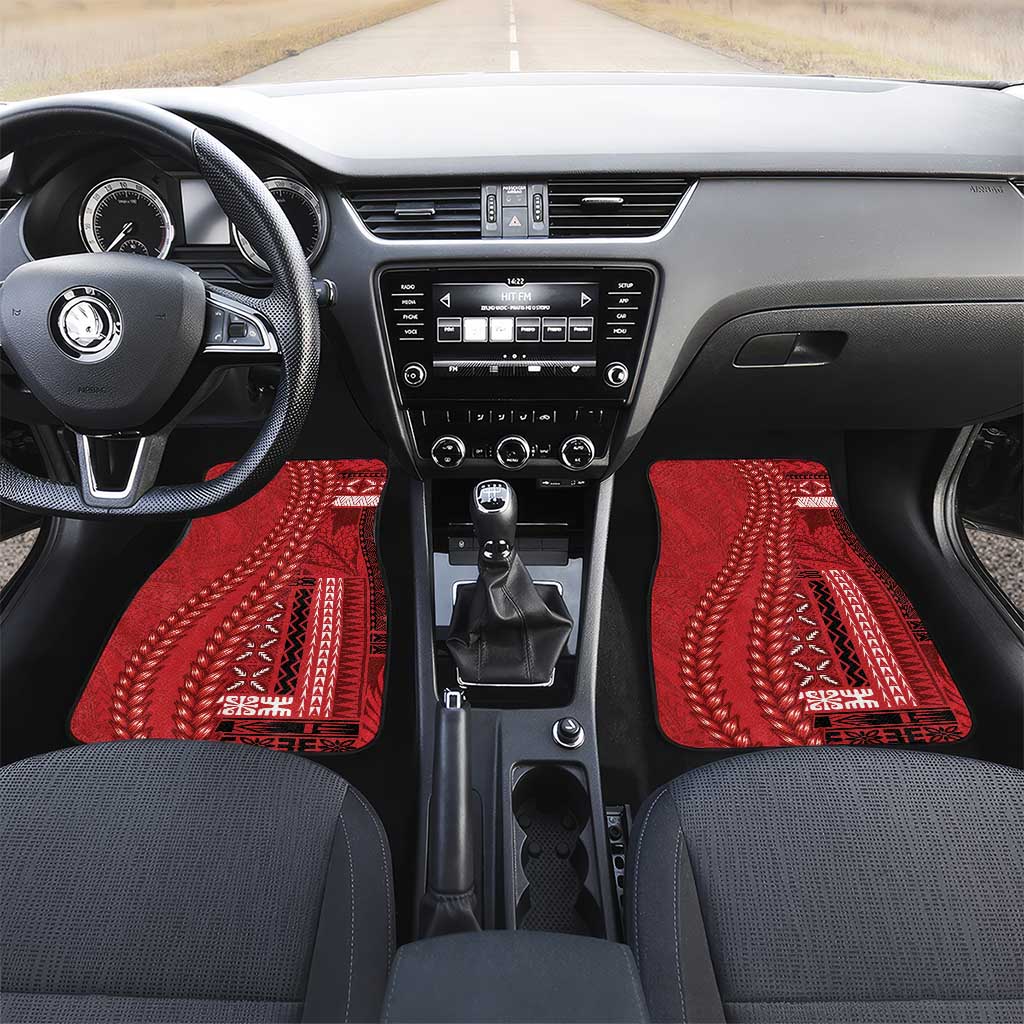 Samoa FAST Siapo Car Mats Tatau-Ulafala Vines - Polynesian Pride