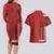 Samoa FAST Siapo Couples Matching Long Sleeve Bodycon Dress and Hawaiian Shirt Tatau-Ulafala Vines - Polynesian Pride