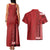 Samoa FAST Siapo Couples Matching Tank Maxi Dress and Hawaiian Shirt Tatau-Ulafala Vines - Polynesian Pride