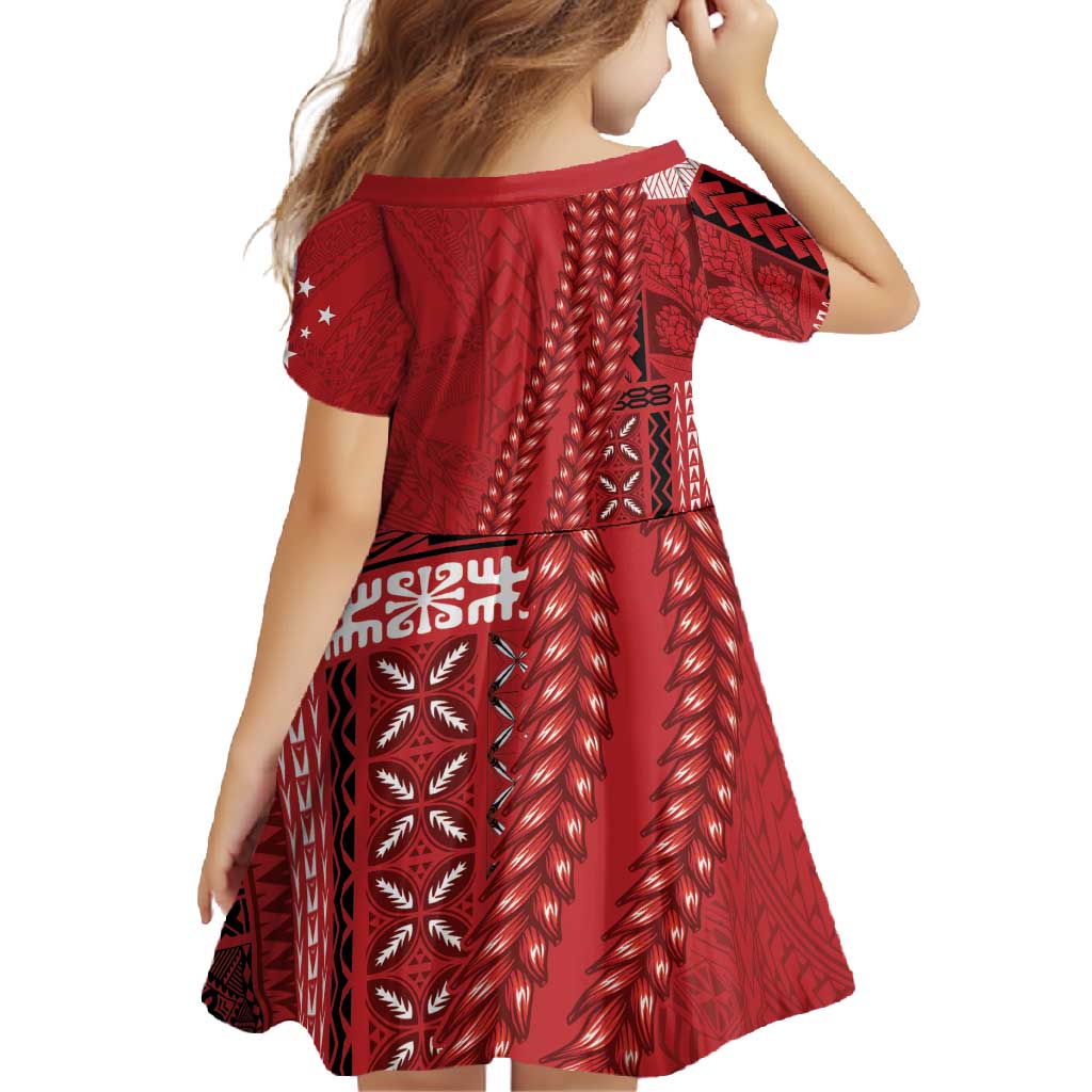 Samoa FAST Siapo Family Matching Tank Maxi Dress and Hawaiian Shirt Tatau-Ulafala Vines - Polynesian Pride