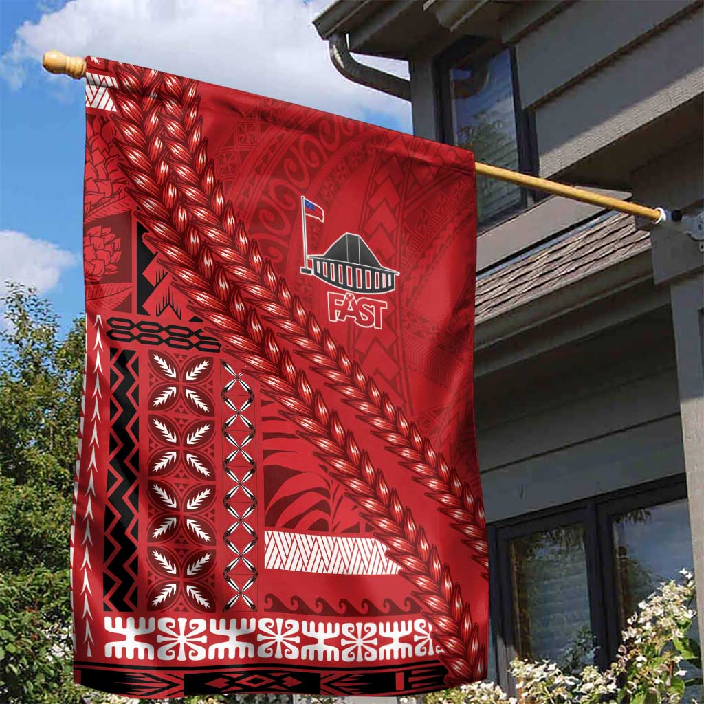 Samoa FAST Siapo Garden Flag Tatau-Ulafala Vines - Polynesian Pride