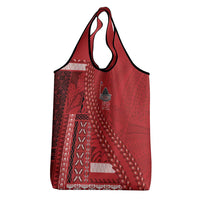Samoa FAST Siapo Grocery Bag Tatau-Ulafala Vines - Polynesian Pride