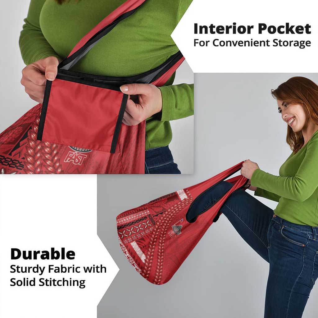 Samoa FAST Siapo Grocery Bag Tatau-Ulafala Vines - Polynesian Pride