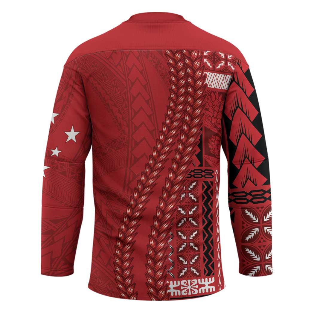 Samoa FAST Siapo Hockey Jersey Tatau-Ulafala Vines LT7 - Polynesian Pride