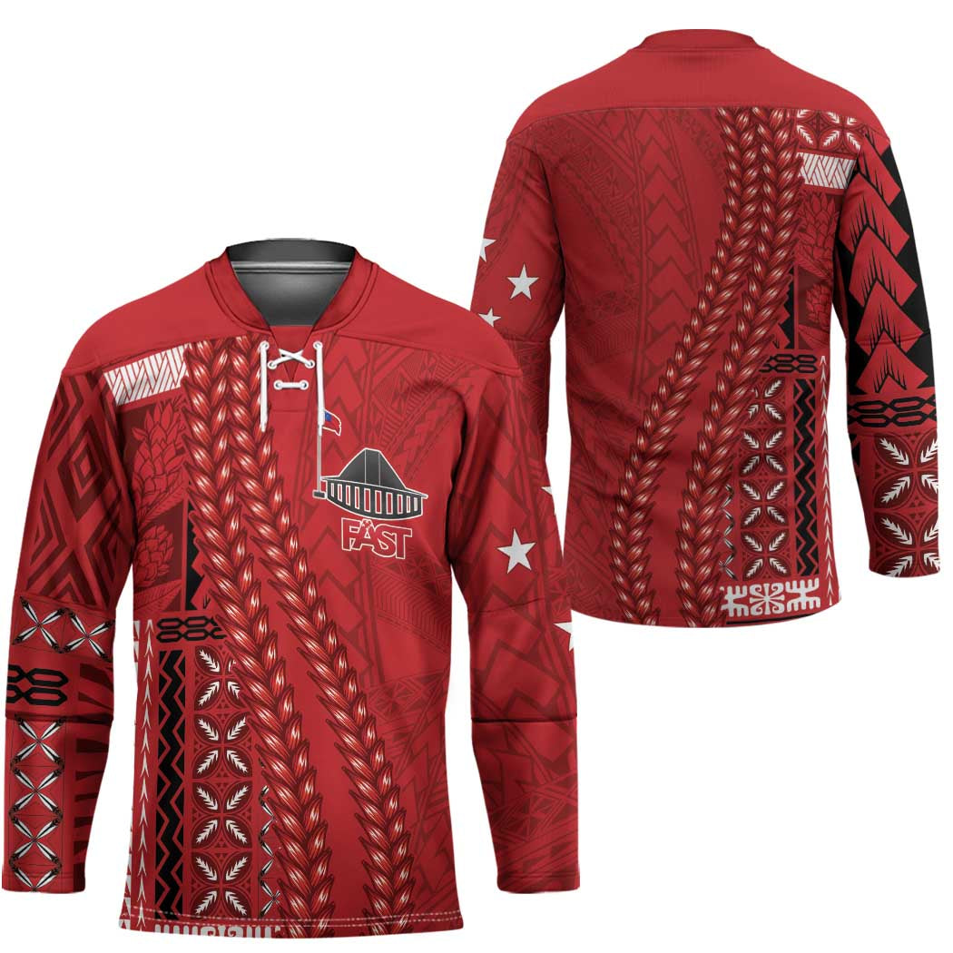 Samoa FAST Siapo Hockey Jersey Tatau-Ulafala Vines LT7 - Polynesian Pride