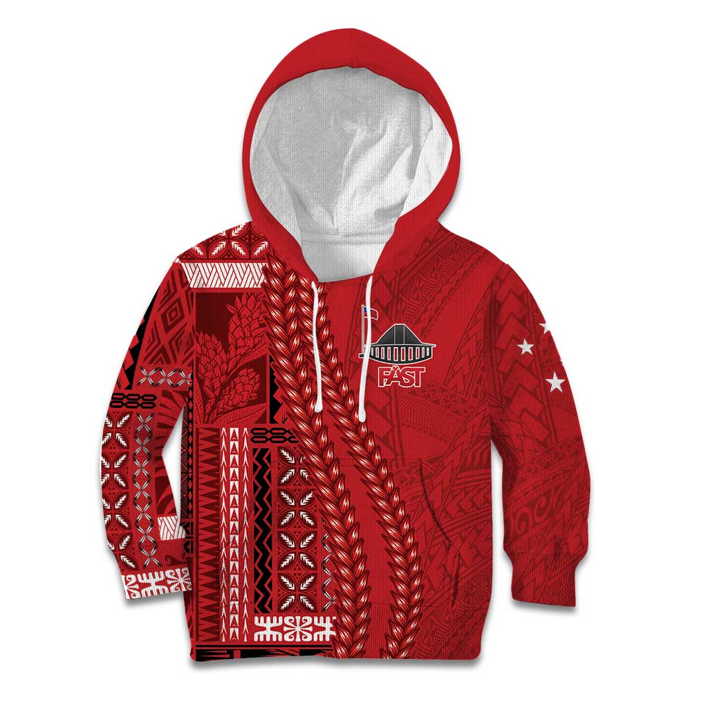 Samoa FAST Siapo Kid Hoodie Tatau-Ulafala Vines - Polynesian Pride
