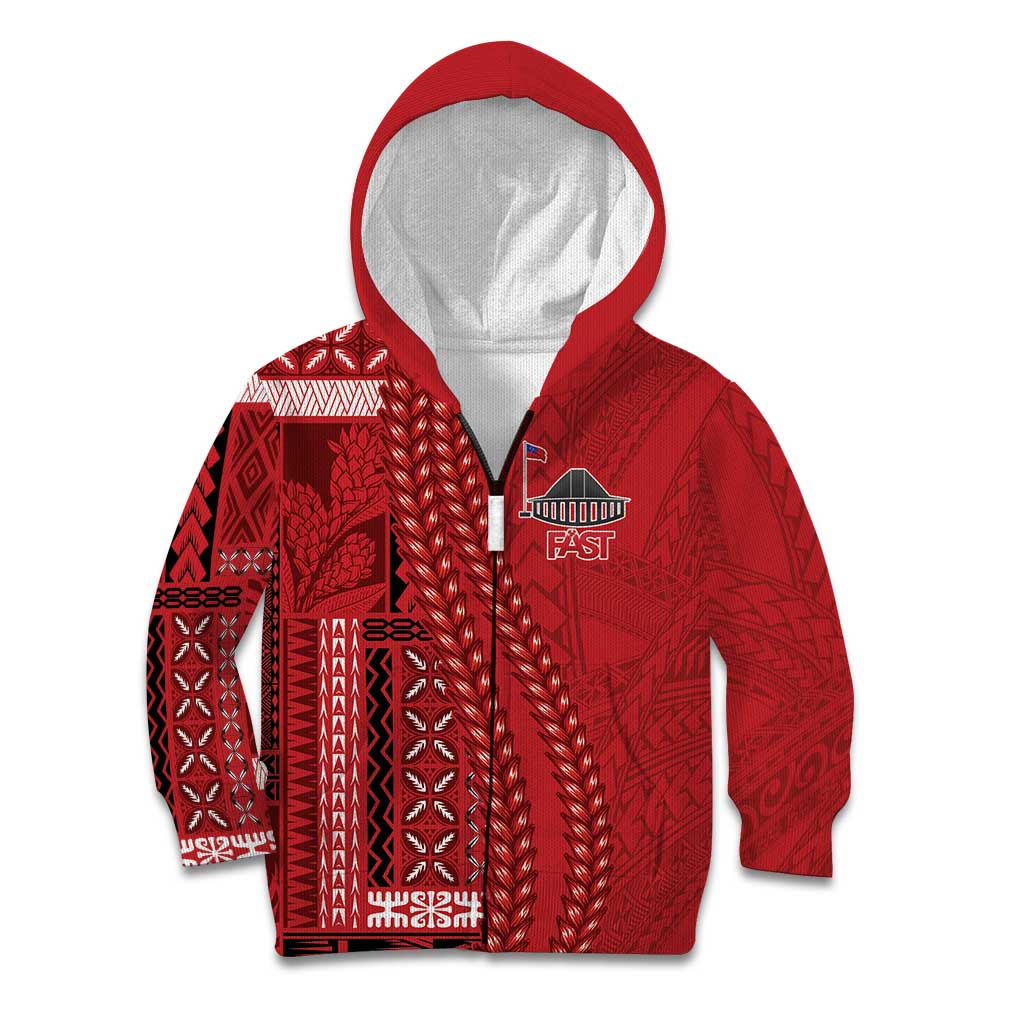 Samoa FAST Siapo Kid Hoodie Tatau-Ulafala Vines - Polynesian Pride