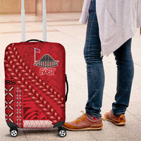 Samoa FAST Siapo Luggage Cover Tatau-Ulafala Vines - Polynesian Pride