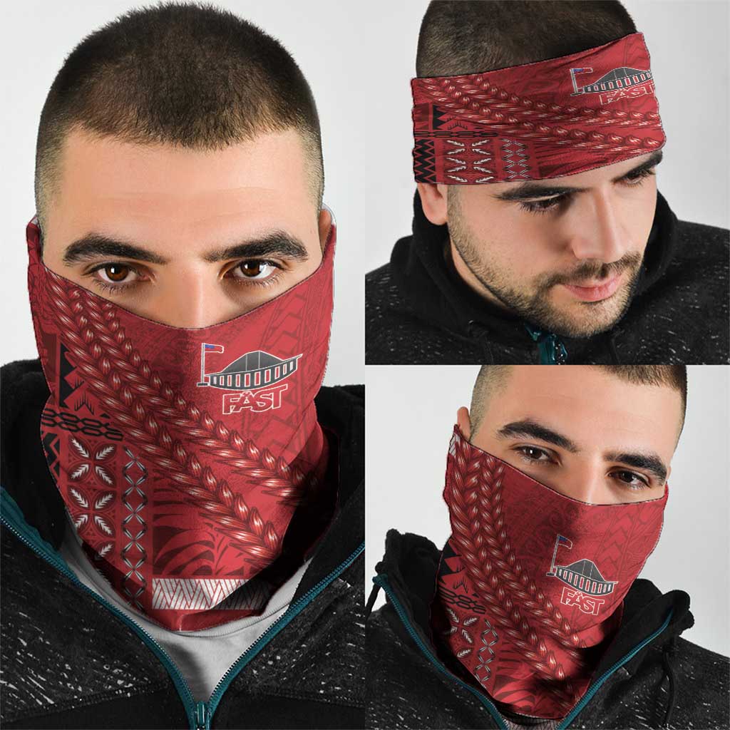 Samoa FAST Siapo Neck Gaiter Tatau-Ulafala Vines LT7 - Polynesian Pride