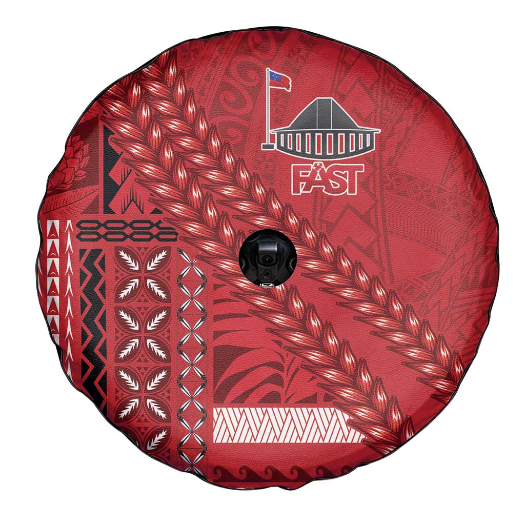 Samoa FAST Siapo Spare Tire Cover Tatau-Ulafala Vines - Polynesian Pride