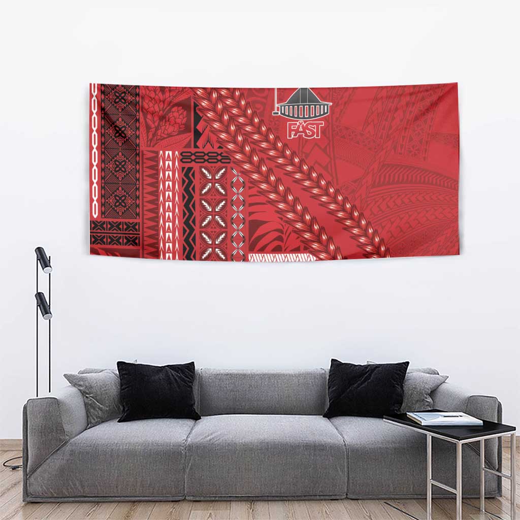 Samoa FAST Siapo Tapestry Tatau-Ulafala Vines LT7 - Polynesian Pride