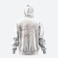Samoa Lotu Tamaiti White Prayers Hoodie Floral Mamanu Siapo LT7 - Polynesian Pride