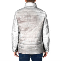Samoa Lotu Tamaiti White Prayers Padded Jacket Floral Mamanu Siapo LT7 - Polynesian Pride