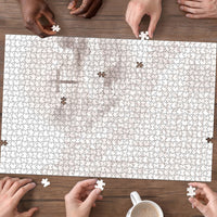 Samoa Lotu Tamaiti White Prayers Puzzle Floral Mamanu Siapo LT7 - Polynesian Pride