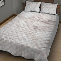 Samoa Lotu Tamaiti White Prayers Quilt Bed Set Floral Mamanu Siapo LT7 - Polynesian Pride