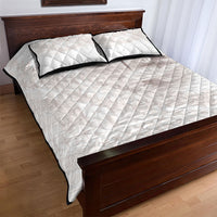 Samoa Lotu Tamaiti White Prayers Quilt Bed Set Floral Mamanu Siapo LT7 - Polynesian Pride