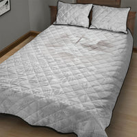 Tonga White Sunday Fakame Quilt Bed Set Tokelaufeletoa Kupesi LT7 - Polynesian Pride