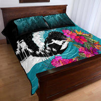 Hawaii Surfing Quilt Bed Set Triple Crown Rides The Waves LT7 - Polynesian Pride