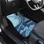 Samoa Siapo Mamanu Car Mats Plumeria Navy Blue Motifs