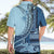 Samoa Siapo Mamanu Hawaiian Shirt Plumeria Navy Blue Motifs