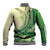 Samoa Siapo Mamanu Baseball Jacket Plumeria Emerald Motifs