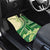 Samoa Siapo Mamanu Car Mats Plumeria Emerald Motifs