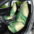 Samoa Siapo Mamanu Car Seat Cover Plumeria Emerald Motifs