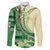 Samoa Siapo Mamanu Family Matching Long Sleeve Bodycon Dress and Hawaiian Shirt Plumeria Emerald Motifs