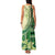 Samoa Siapo Mamanu Family Matching Tank Maxi Dress and Hawaiian Shirt Plumeria Emerald Motifs